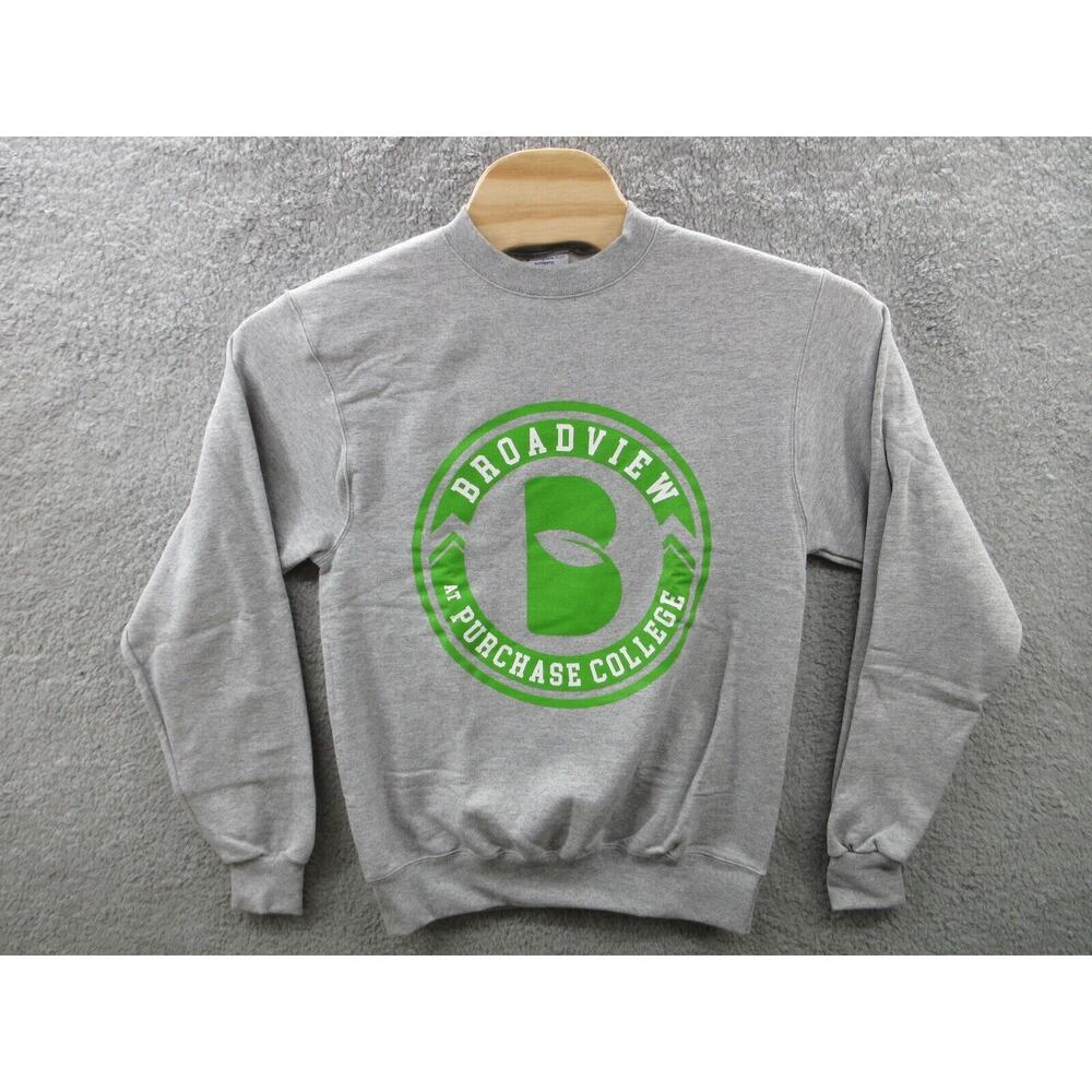 BROADVIEW AT PURCHASE COLLEGE SUNY Men's Small Champion ECO Crewneck Sweatshirt